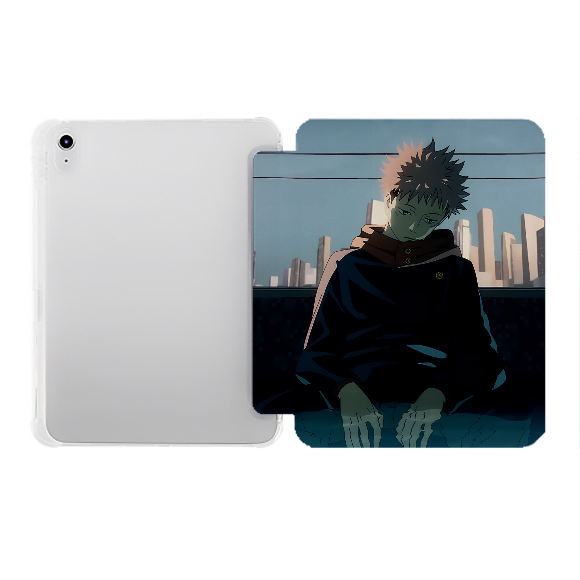 （画像用） SPY×FAMILY间谍家家酒 IPad ケース ペン収納付き 三つ折りスタンド PUレザー×シリコン 対応機種9.5/10.5/10.9インチ